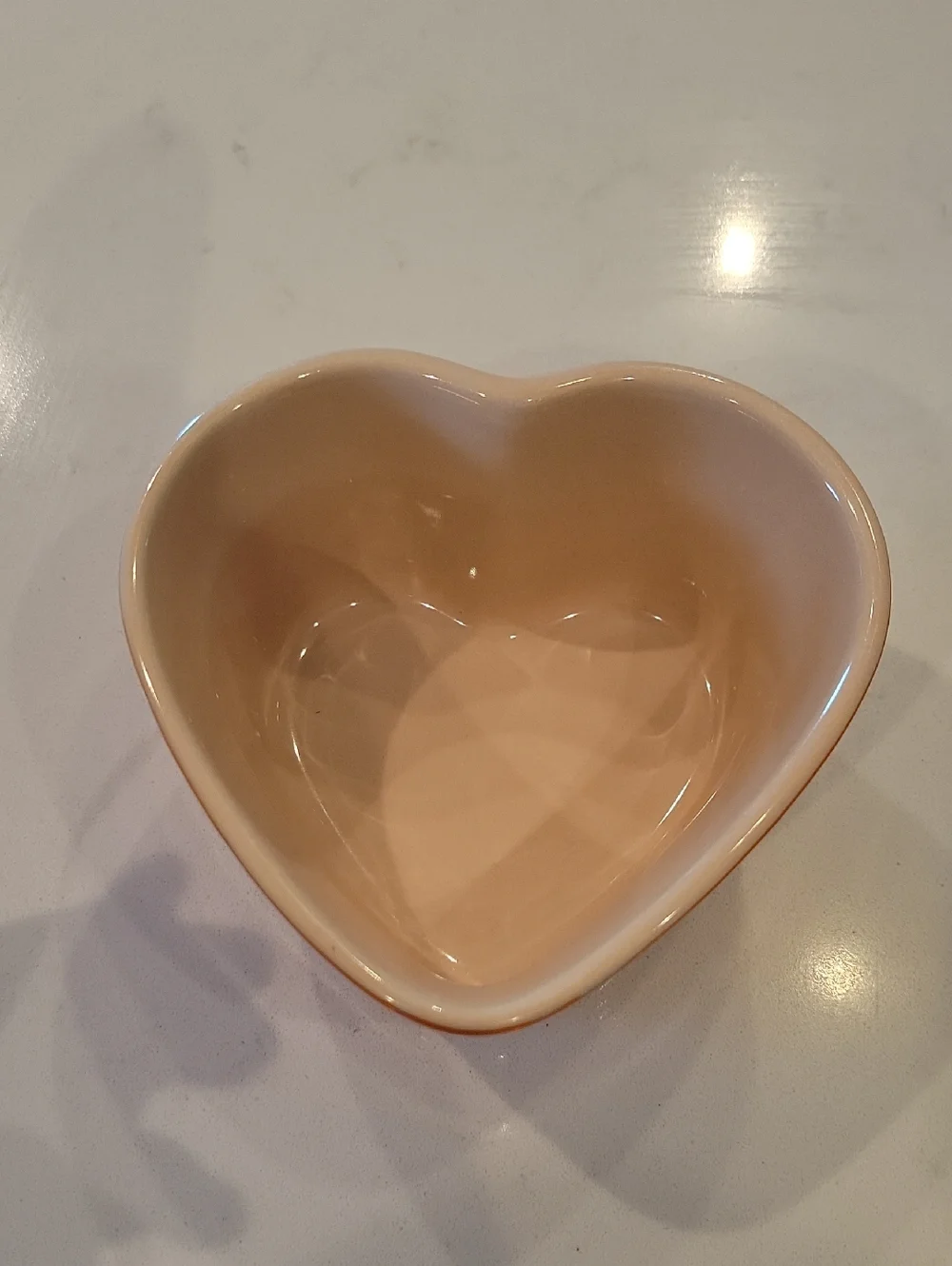 Le Creuset Like New Flame Heart Cocotte
